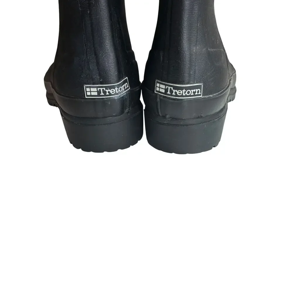 Tretorn Wellington Boots EU 35 US 5 EUC Rain Snow Waterproof Preppy Utility